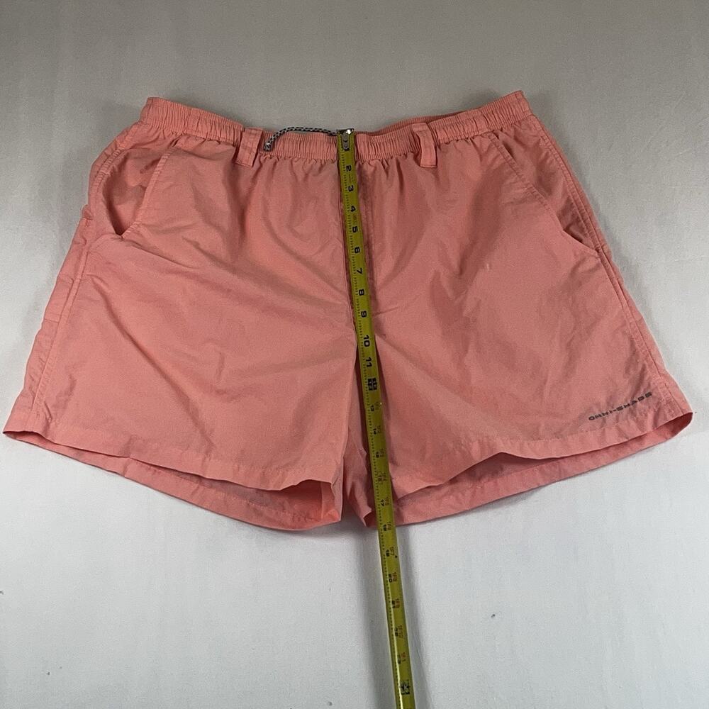 Columbia PFG Swim Trunks Pink Omni-Shade Fishing Shorts 6" INS Mens L - Picture 9 of 9